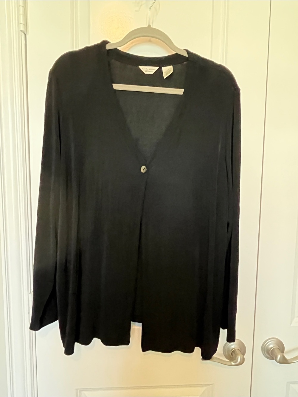 Laura Ashley Black Knit Cardigan